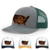 Heather Grey/Dark Green