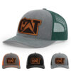 Heather Grey/Dark Green