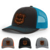 Charcoal/Burnt Orange/Black