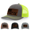 Charcoal/Neon Yellow