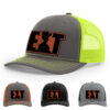 Charcoal/Neon Yellow