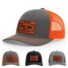 Charcoal/Orange