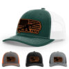 Dark Green/White