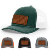 Dark Green/White