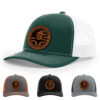 Dark Green/White