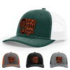 Dark Green/White