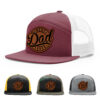 Burgundy/White