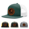 Dark Green/White