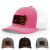 Hot Pink/White