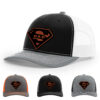 Black/White/Heather Grey
