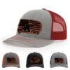 Light Heather Grey/Red