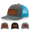 Charcoal/Neon Blue