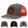 Charcoal/Red