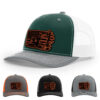 Dark Green/White/Heather Grey