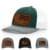Dark Green/White/Heather Grey