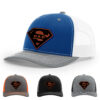 Royal/White/Heather Grey