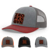 Heather Grey/Charcoal/Cardinal