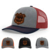 Heather Grey/Cardinal/Navy