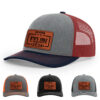 Heather Grey/Cardinal/Navy