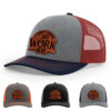 Heather Grey/Cardinal/Navy