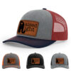 Heather Grey/Cardinal/Navy