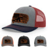 Heather Grey/Cardinal/Navy