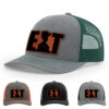 Heather Grey/Dark Green