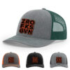 Heather Grey/Dark Green