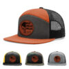 Charcoal/Burnt Orange/Black