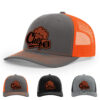 Charcoal/Orange
