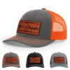 Charcoal/Orange