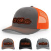 Charcoal/Orange