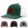 Dark Green/White