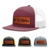 Burgundy/White