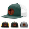 Dark Green/White