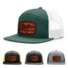 Dark Green/White