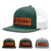 Dark Green/White