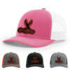 Hot Pink/White