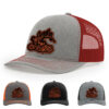 Light Heather Grey/Red