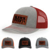 Light Heather Grey/Red