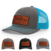 Charcoal/Neon Blue