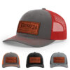 Charcoal/Red
