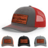 Charcoal/Red