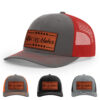 Charcoal/Red