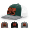 Dark Green/White/Heather Grey