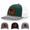 Dark Green/White/Heather Grey