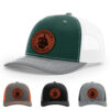 Dark Green/White/Heather Grey