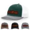 Dark Green/White/Heather Grey