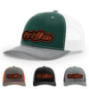 Dark Green/White/Heather Grey