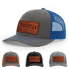 Charcoal/Royal Blue